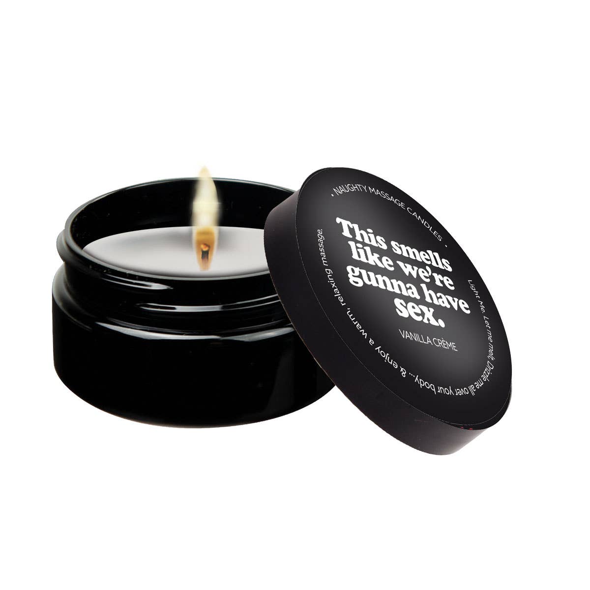 Naughty Notes Mini Massage Candle