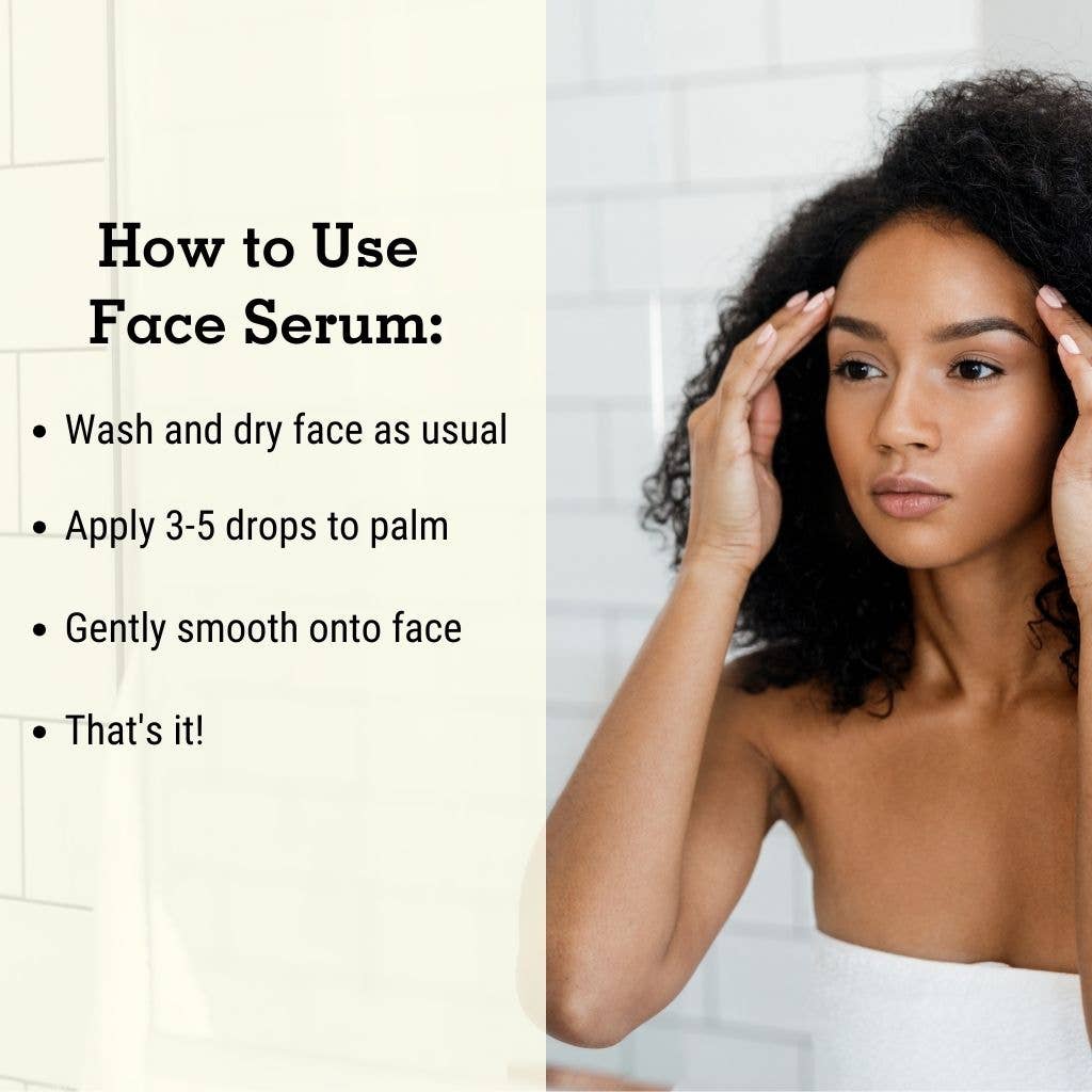 Refreshing, Natural Face Serum for Oily Skin