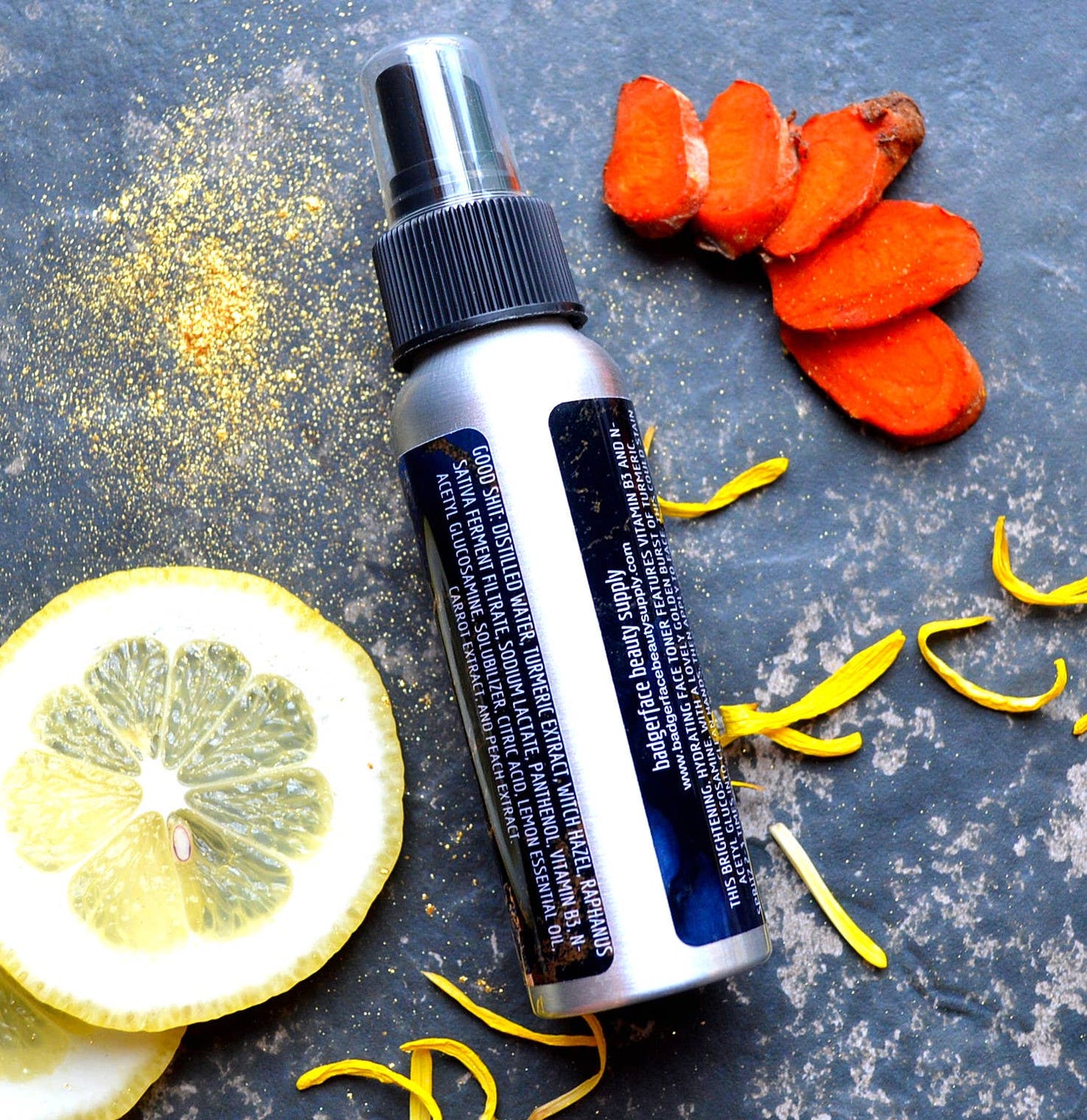 Glowface Toner, Brightening Facial Toner, Turmeric Skincare. Anti-Aging