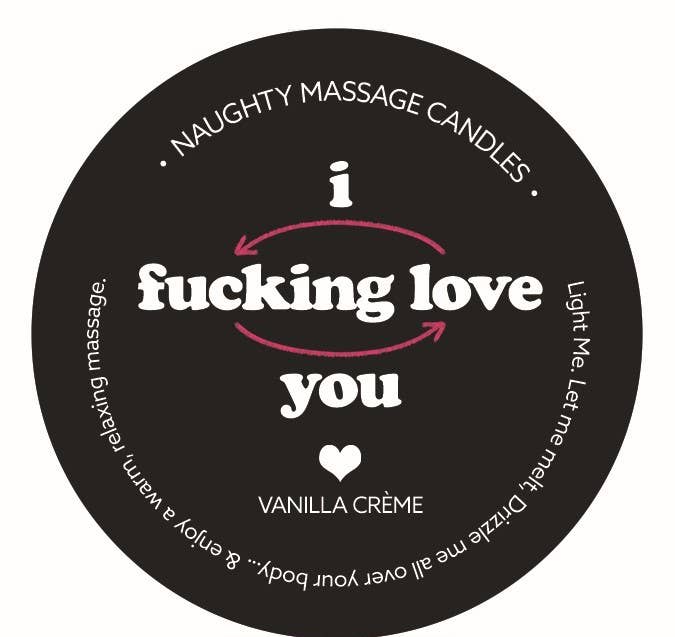 Naughty Notes Mini Massage Candle