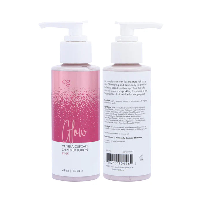 Shimmer Lotion, CG Glow, Vanilla Cupcake PINK