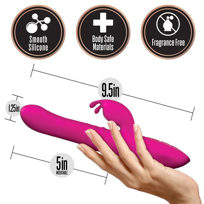 Kira Velvet, dual stimulation heat thrusting gyrating, Blush