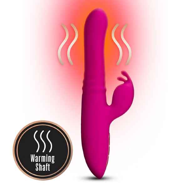 Kira Velvet, dual stimulation heat thrusting gyrating, Blush