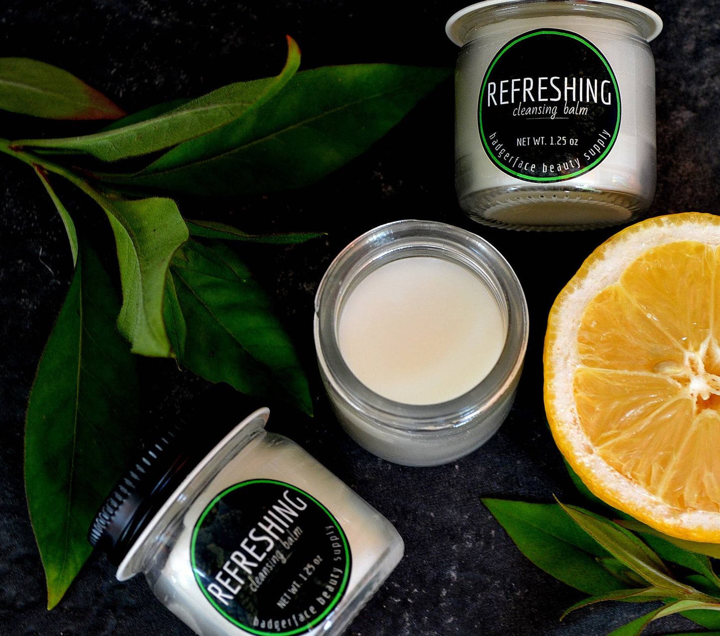 Green Tea Face Cream. Refreshing Cleansing Balm.