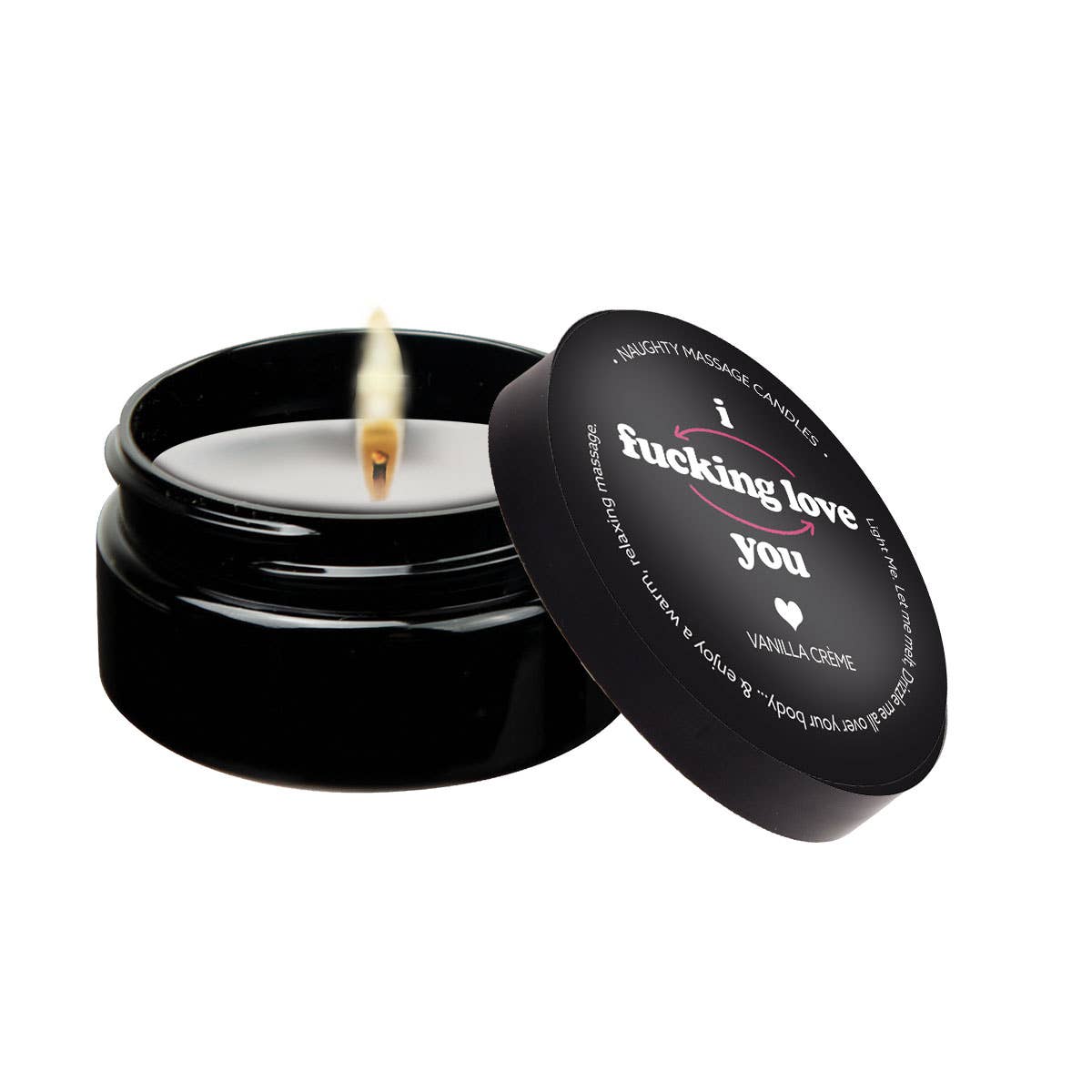 Naughty Notes Mini Massage Candle